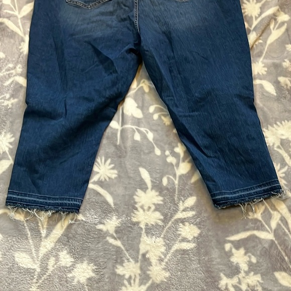 NWOT Torrid Sky High Skinny Crop-torn feel the fit” Sz Torrid Sz 26 - Picture 8 of 12